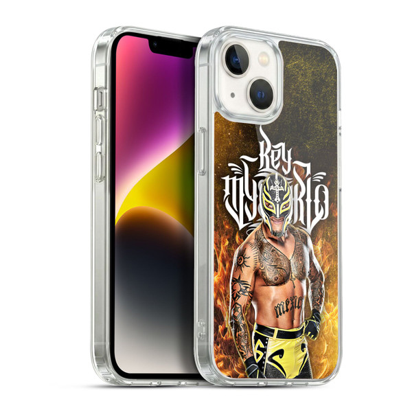 WWE Rey Mysterio Portrait Soft Gel Case for Apple iPhone 14