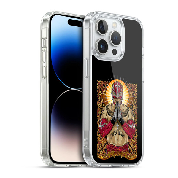 WWE Rey Mysterio Glow Soft Gel Case for Apple iPhone 14 Pro & MagSafe