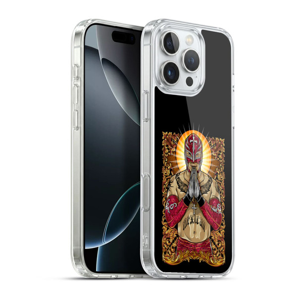 WWE Rey Mysterio Glow Soft Gel Case for Apple iPhone 16 Pro Max & MagSafe