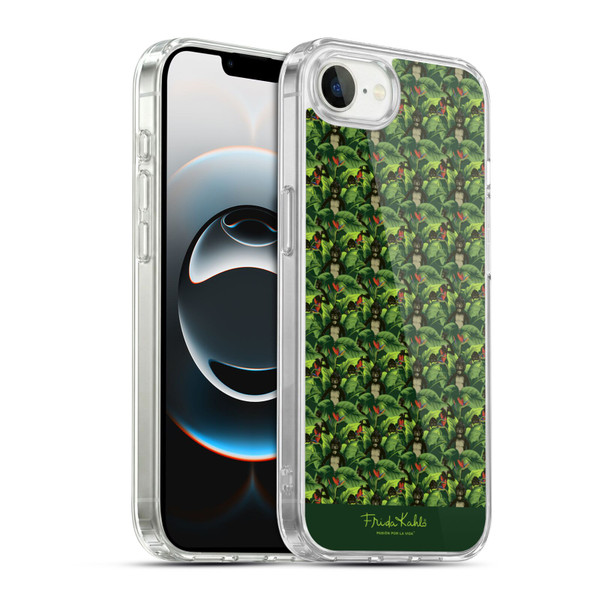 Frida Kahlo Tropical Monkey Pattern Soft Gel Case for Apple iPhone 16e / Apple iPhone 17e & MagSafe