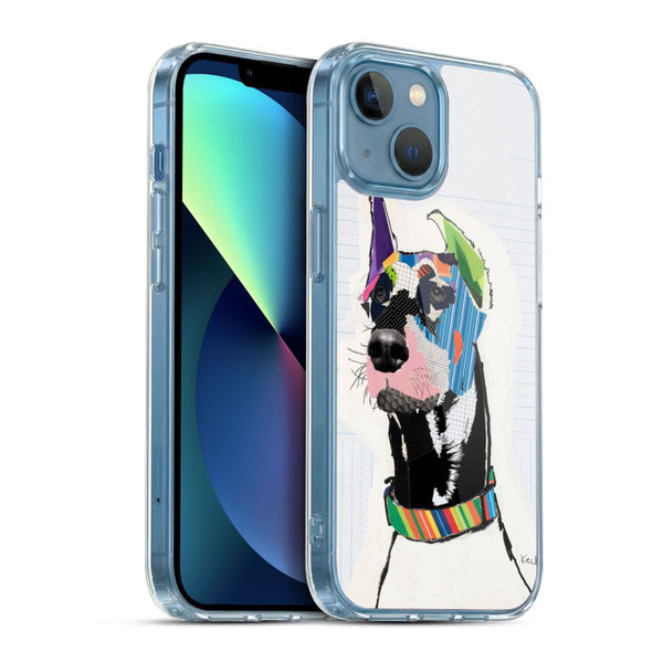 Michel Keck Dogs Ready Soft Gel Case for Apple iPhone 13 Mini & MagSafe