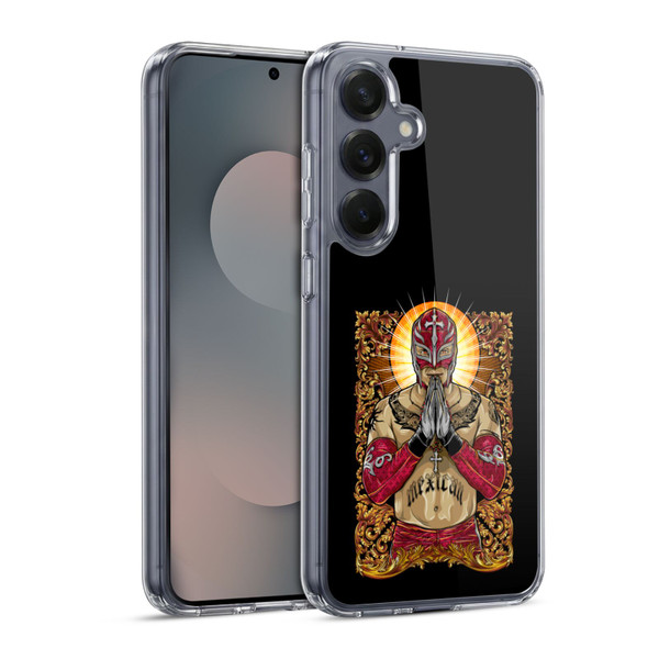 WWE Rey Mysterio Glow Soft Gel Case for Samsung Galaxy S25 & MagSafe