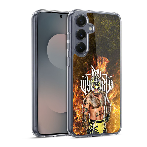 WWE Rey Mysterio Portrait Soft Gel Case for Samsung Galaxy S25 & MagSafe