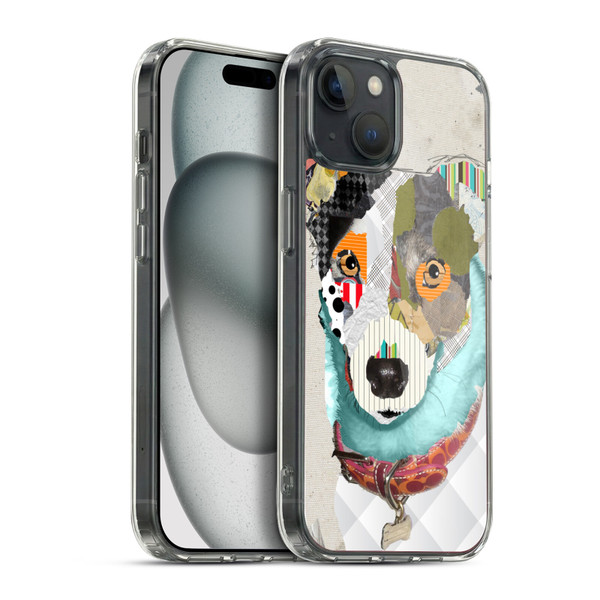 Michel Keck Dogs Jack Rusell Soft Gel Case for Apple iPhone 15 Plus & MagSafe