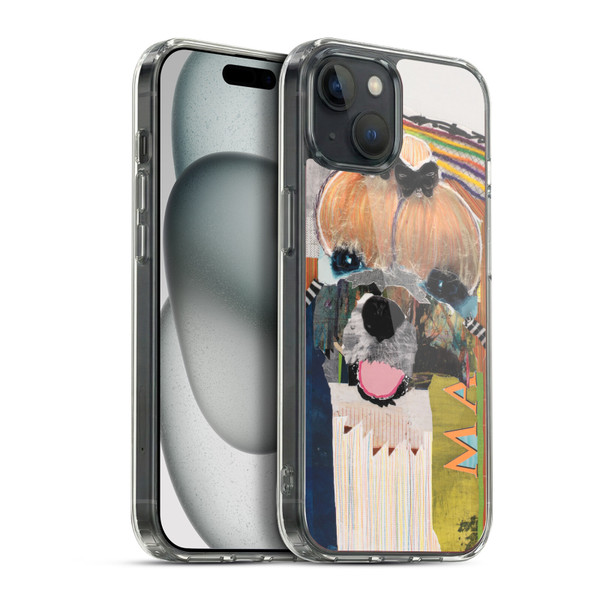 Michel Keck Dogs Maltese Soft Gel Case for Apple iPhone 15 Plus & MagSafe