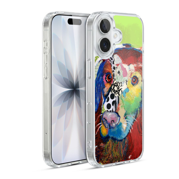 Michel Keck Dogs Irish Setter Soft Gel Case for Apple iPhone 17