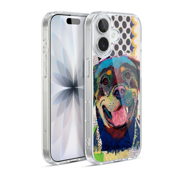 Michel Keck Dogs Rottweiler Soft Gel Case for Apple iPhone 17