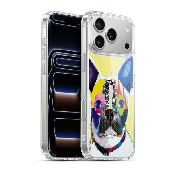Michel Keck Dogs Boston Terrier Soft Gel Case for Apple iPhone 17 Pro Max