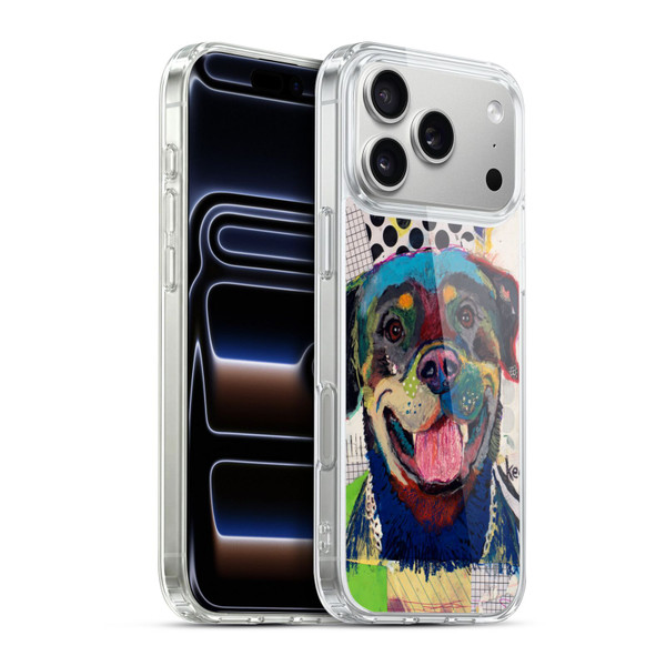 Michel Keck Dogs Rottweiler Soft Gel Case for Apple iPhone 17 Pro Max