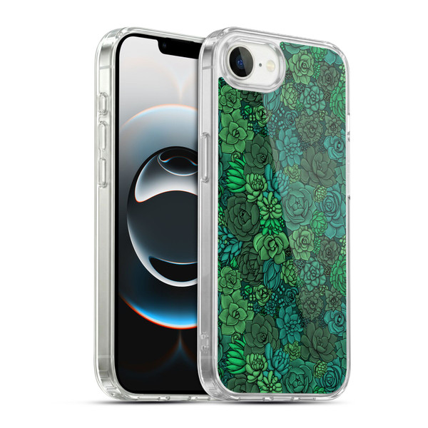 Katerina Kirilova Art Succulent Garden Soft Gel Case for Apple iPhone 16e / Apple iPhone 17e & MagSafe