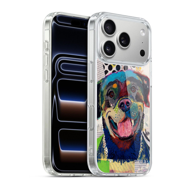 Michel Keck Dogs Rottweiler Soft Gel Case for Apple iPhone 17 Pro