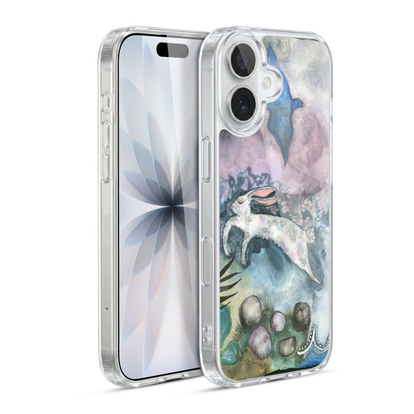 Wyanne Animals Bird and Rabbit Soft Gel Case for Apple iPhone 17