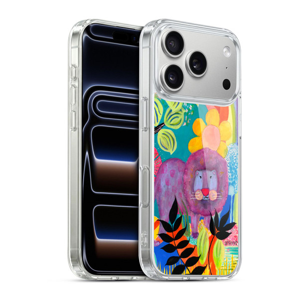 Wyanne Animals Lion Soft Gel Case for Apple iPhone 17 Pro