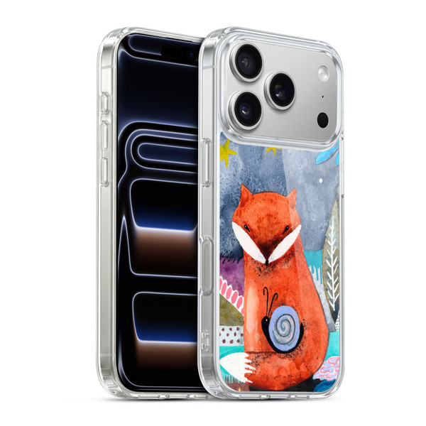Wyanne Animals Nighty Nite Fox Soft Gel Case for Apple iPhone 17 Pro