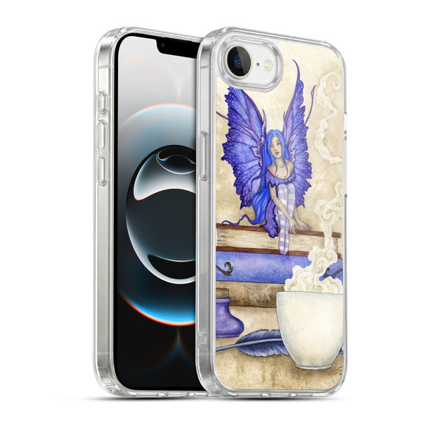 Amy Brown Lovely Fairies Blue Pixie Soft Gel Case for Apple iPhone 16e / Apple iPhone 17e & MagSafe