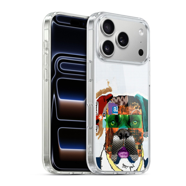 Michel Keck Dogs 4 Boxer Soft Gel Case for Apple iPhone 17 Pro