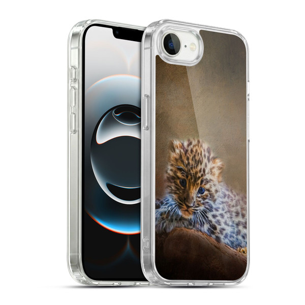 Simone Gatterwe Animals 2 Leopard Cub Soft Gel Case for Apple iPhone 16e / Apple iPhone 17e & MagSafe