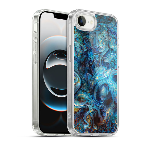Cosmo18 Jupiter Fantasy Blue Soft Gel Case for Apple iPhone 16e / Apple iPhone 17e & MagSafe
