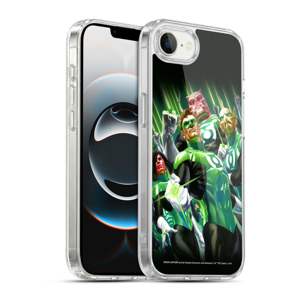 Green Lantern DC Comics Comic Book Covers Group Soft Gel Case for Apple iPhone 16e / Apple iPhone 17e & MagSafe