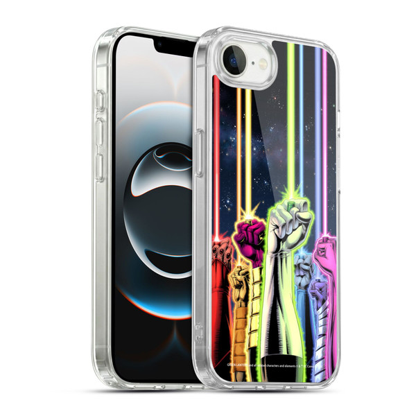Green Lantern DC Comics Comic Book Covers Power Rings Soft Gel Case for Apple iPhone 16e / Apple iPhone 17e & MagSafe