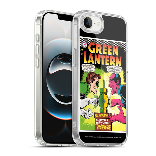 Green Lantern DC Comics Comic Book Covers Sinestro Soft Gel Case for Apple iPhone 16e / Apple iPhone 17e & MagSafe