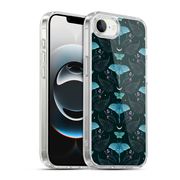 Episodic Drawing Art Emerald Pattern Soft Gel Case for Apple iPhone 16e / Apple iPhone 17e & MagSafe