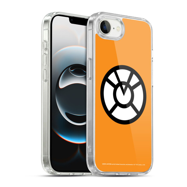 Green Lantern DC Comics Lantern Corps Orange Soft Gel Case for Apple iPhone 16e / Apple iPhone 17e & MagSafe