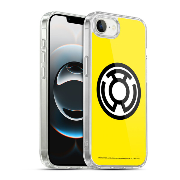 Green Lantern DC Comics Lantern Corps Sinestro Soft Gel Case for Apple iPhone 16e / Apple iPhone 17e & MagSafe