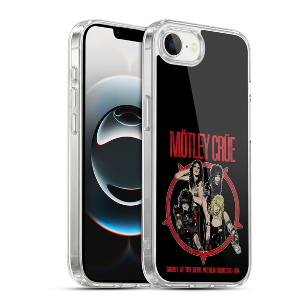 Motley Crue Tours SATD Soft Gel Case for Apple iPhone 16e / Apple iPhone 17e & MagSafe