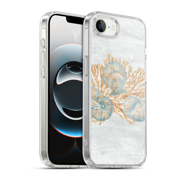Paul Brent Sea Creatures Shells Soft Gel Case for Apple iPhone 16e / Apple iPhone 17e & MagSafe