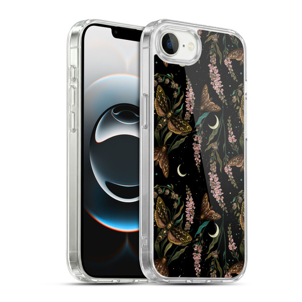 Episodic Drawing Pattern Death Head Pattern Soft Gel Case for Apple iPhone 16e / Apple iPhone 17e & MagSafe