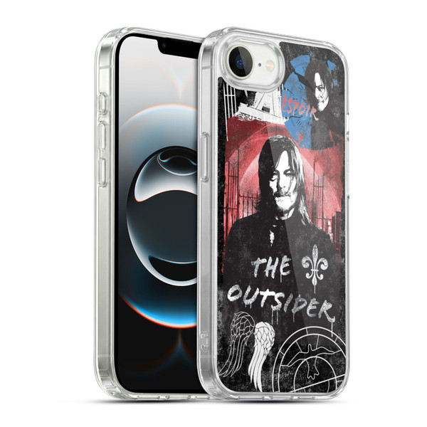 The Walking Dead: Daryl Dixon Graphics The Outsider Soft Gel Case for Apple iPhone 16e / Apple iPhone 17e & MagSafe