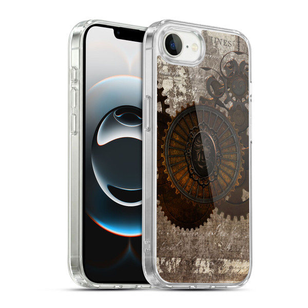 Simone Gatterwe Steampunk Letter Soft Gel Case for Apple iPhone 16e / Apple iPhone 17e & MagSafe