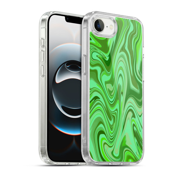 Suzan Lind Marble Light Green Soft Gel Case for Apple iPhone 16e / Apple iPhone 17e & MagSafe