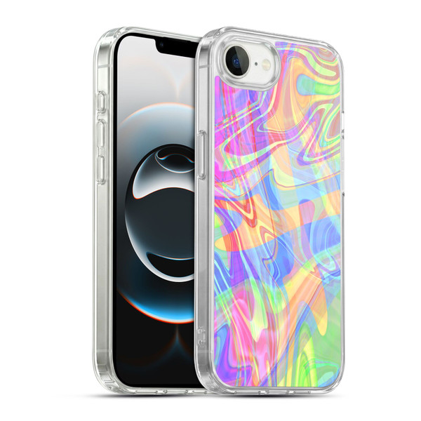 Suzan Lind Marble Light Rainbow Soft Gel Case for Apple iPhone 16e / Apple iPhone 17e & MagSafe