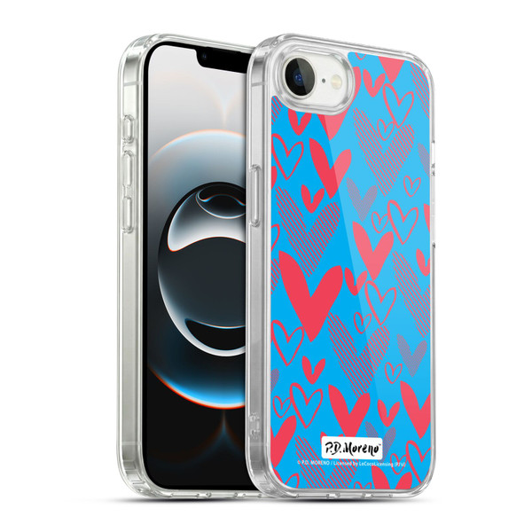 P.D. Moreno Patterns Hearts 2 Soft Gel Case for Apple iPhone 16e / Apple iPhone 17e & MagSafe