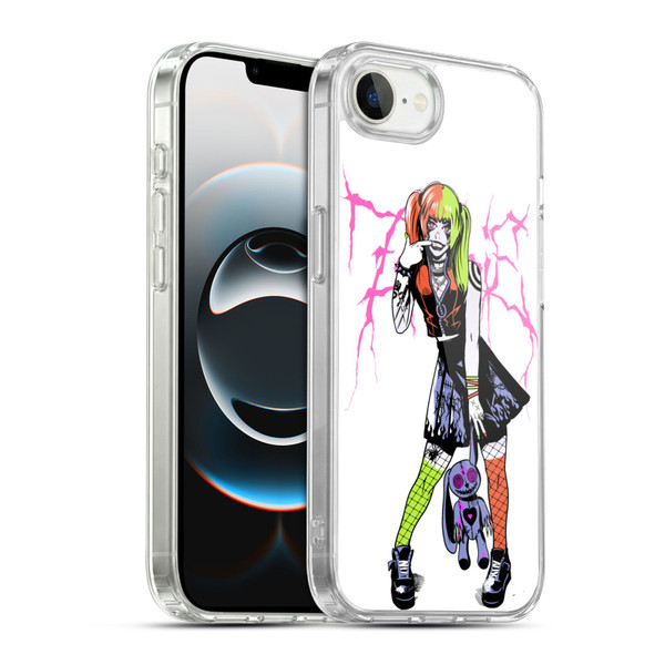 Zombie Makeout Club Graphics Bear Soft Gel Case for Apple iPhone 16e / Apple iPhone 17e & MagSafe