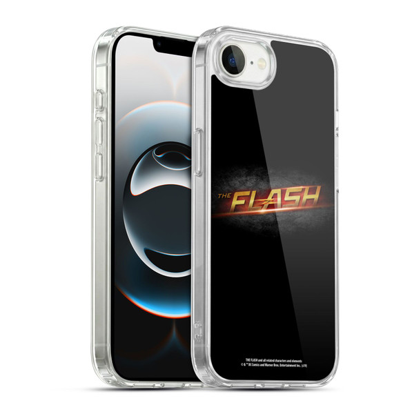 The Flash TV Series Logos Black Soft Gel Case for Apple iPhone 16e / Apple iPhone 17e & MagSafe