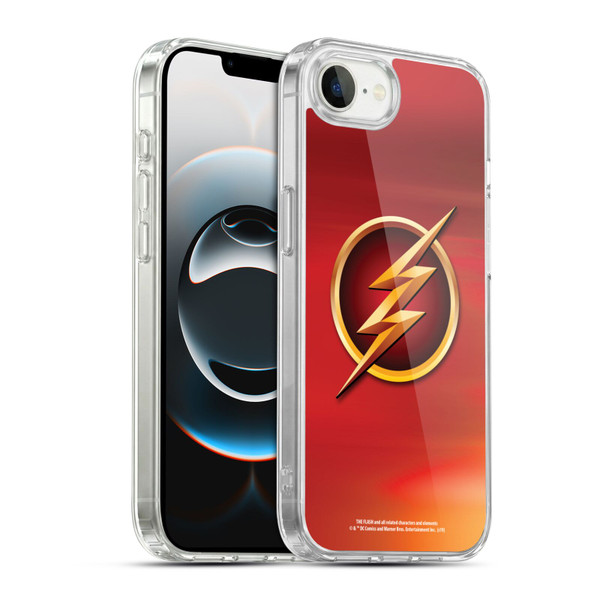 The Flash TV Series Logos Red Soft Gel Case for Apple iPhone 16e / Apple iPhone 17e & MagSafe
