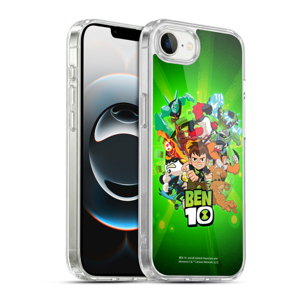 Ben 10: Animated Series Graphics Character Art Soft Gel Case for Apple iPhone 16e / Apple iPhone 17e & MagSafe