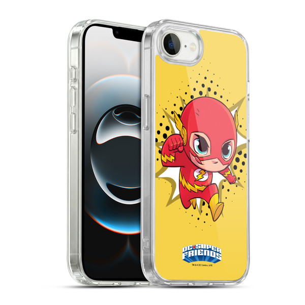 Super Friends DC Comics Toddlers 1 The Flash Soft Gel Case for Apple iPhone 16e / Apple iPhone 17e & MagSafe