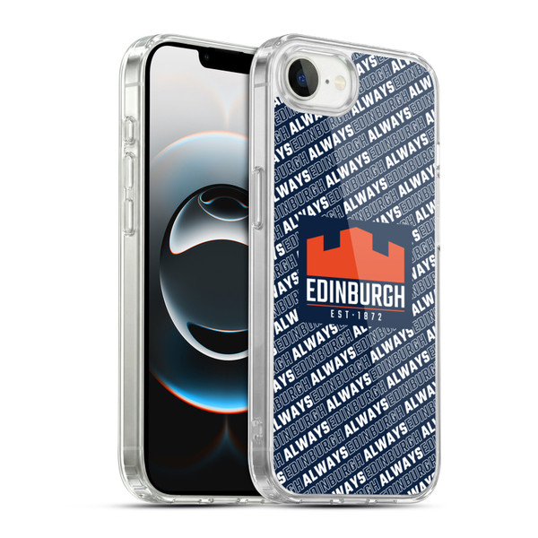 Edinburgh Rugby Graphics Logo Pattern Soft Gel Case for Apple iPhone 16e / Apple iPhone 17e & MagSafe
