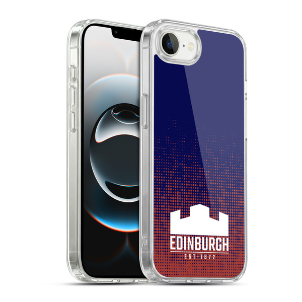 Edinburgh Rugby Logo 2 Halftone Soft Gel Case for Apple iPhone 16e / Apple iPhone 17e & MagSafe