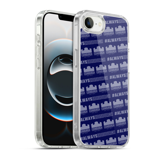 Edinburgh Rugby Logo 2 Pattern Soft Gel Case for Apple iPhone 16e / Apple iPhone 17e & MagSafe
