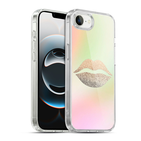 Monika Strigel Dreamland Gold Lips Soft Gel Case for Apple iPhone 16e / Apple iPhone 17e & MagSafe