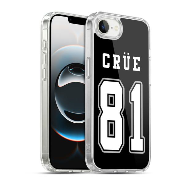 Motley Crue Logos Jersey Soft Gel Case for Apple iPhone 16e / Apple iPhone 17e & MagSafe
