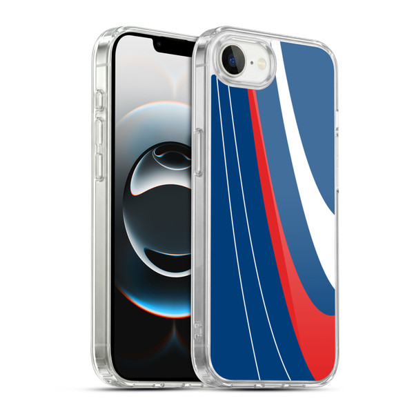 Ameritech Graphics Red And White Swirl Soft Gel Case for Apple iPhone 16e / Apple iPhone 17e & MagSafe