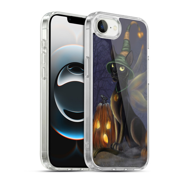 Ash Evans Black Cats The Witching Time Soft Gel Case for Apple iPhone 16e / Apple iPhone 17e & MagSafe