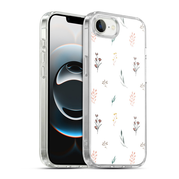 Anis Illustration Flower Pattern 2 Botanicals Soft Gel Case for Apple iPhone 16e / Apple iPhone 17e & MagSafe