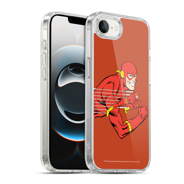 The Flash DC Comics Vintage Double Soft Gel Case for Apple iPhone 16e / Apple iPhone 17e & MagSafe